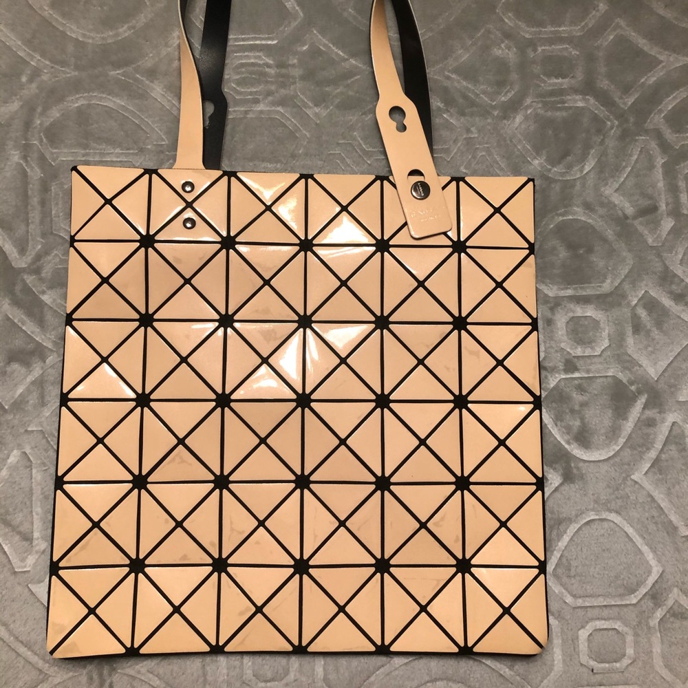 Peach Issey Miyake Bao Bao Geometric Bag